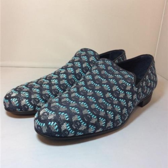 Jimmy Choo Sloane Embroidered Denim Loafer